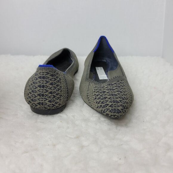 Rothy’s Women's Ballet Size 9 Pistachio Python Pointed Toe Flats Retired Rare - Picture 9 of 11
